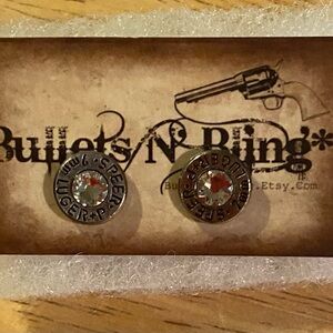Bullet Stud Earrings